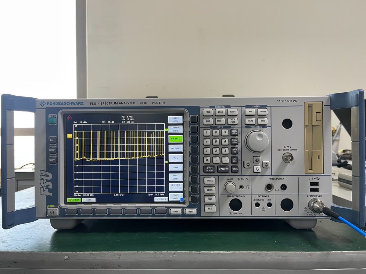 Rohde & Schwarz FSU26 20 Hz - 26.5 GHz Spectrum Analyzer w/ FSU-B25 ,FS-K30_0917 - XG eqpt