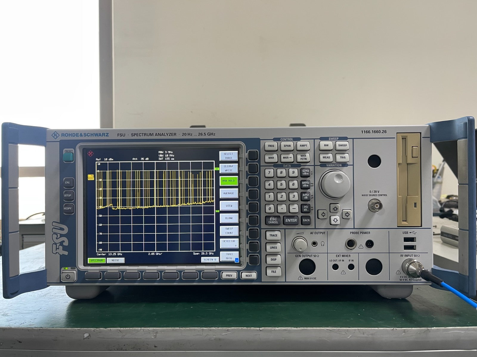 Rohde & Schwarz FSU26 20 Hz - 26.5 GHz Spectrum Analyzer w/ FSU-B25 ,FS-K30_0917 - XG eqpt