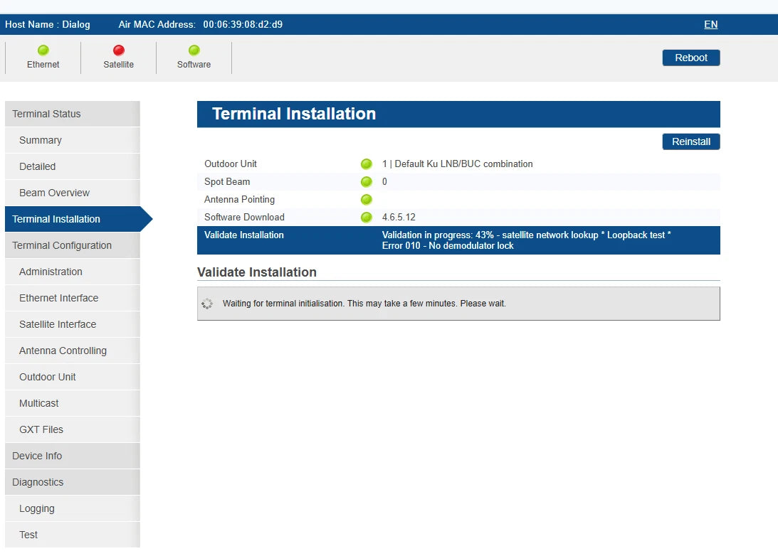 Newtec MDM5000 Satellite Modem Software Version 4.6.5.12
