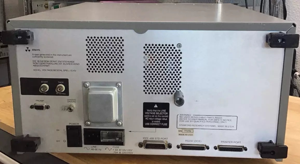 Stanford Research SRS SR785 Signal Spectrum Network Analyzer with Calibration Data
