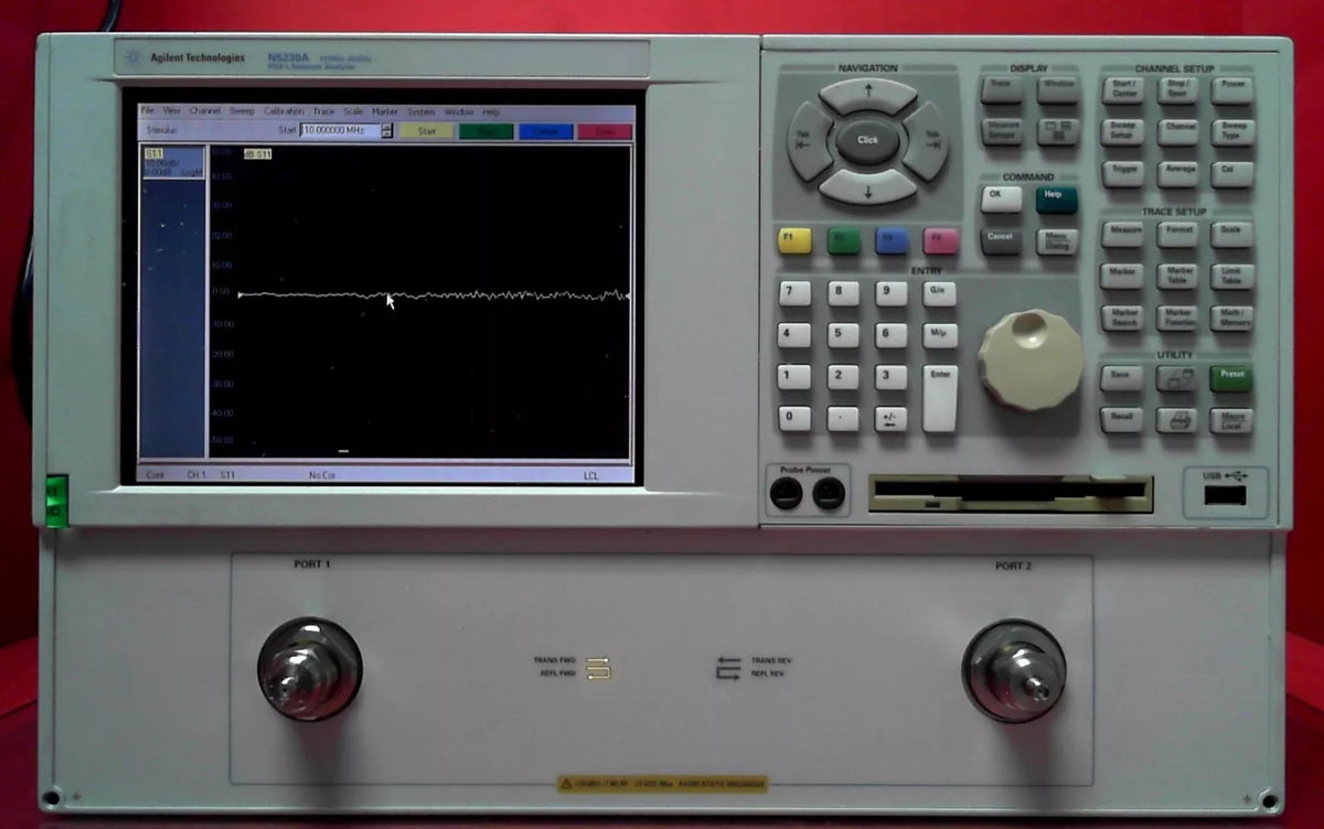 Agilent/Keysight N5230A Opt. 220 Network Analyzer SN MY46400617