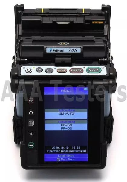 Fujikura 70S SM MM Core Alignment Fiber Fusion Splicer w/ CT-30 Cleaver FSM-70S - XG eqpt