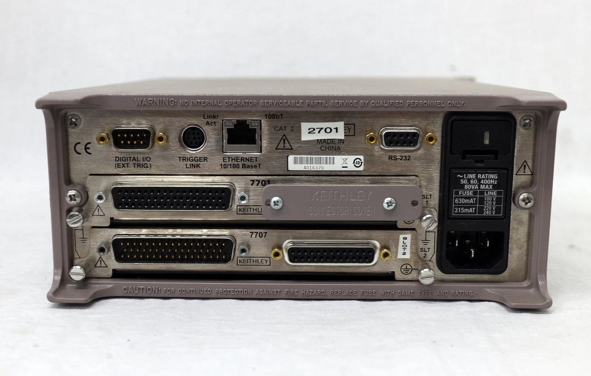 Keithley 2701 7701/7707 42ch Data Acquisition System