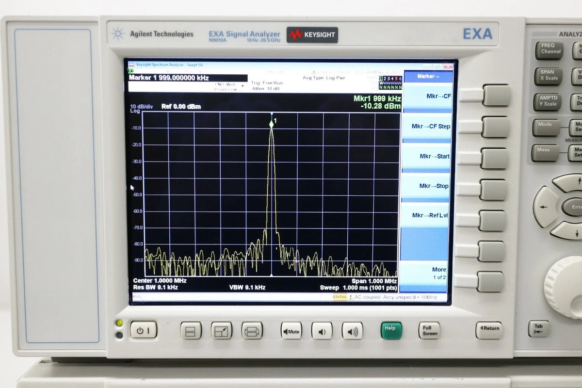 Agilent Keysight N9010A 26.5GHz Spectrum Analyzer