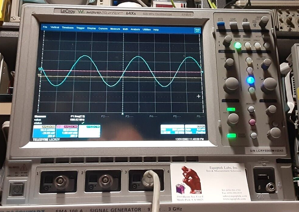 WR64Xs WaveSurfer 600 MHz Oscilloscope by LeCroy