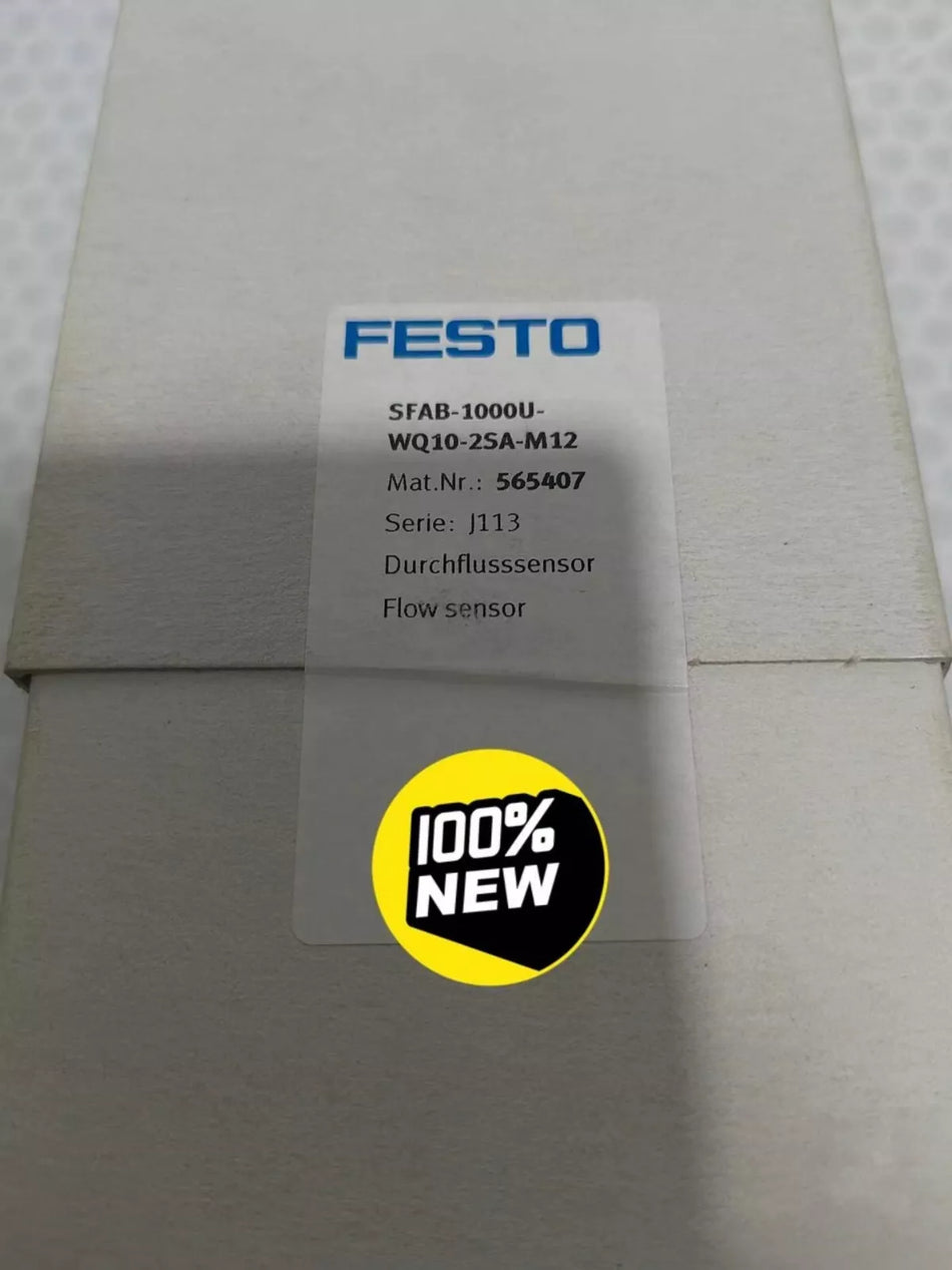 1PC NEW FESTO SFAB-1000U-WQ10-2SA-M12 Flow sensor (DHL or EMS) #N3117 YF