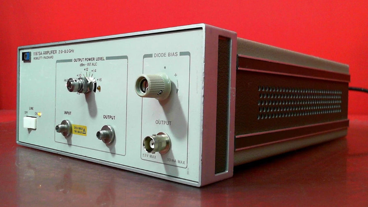HP Agilent 11975A 2304A00211 Amplifier 2-8GHz, 16dBm