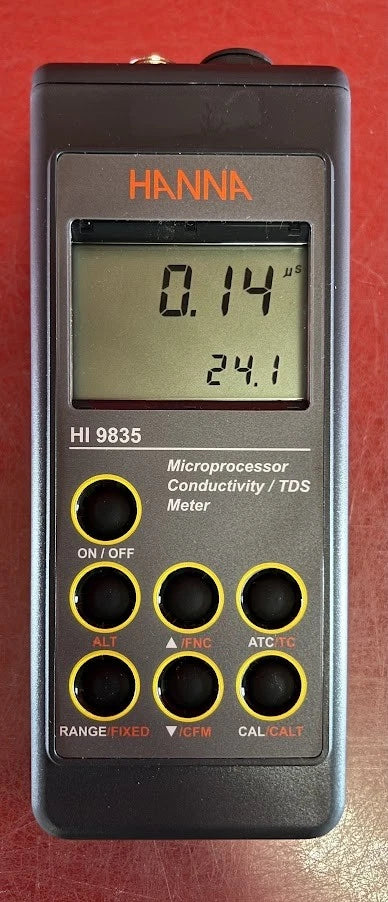 Hanna Instruments HI-9835 Waterproof Portable EC/TDS/Resistivity/Salinity Meter