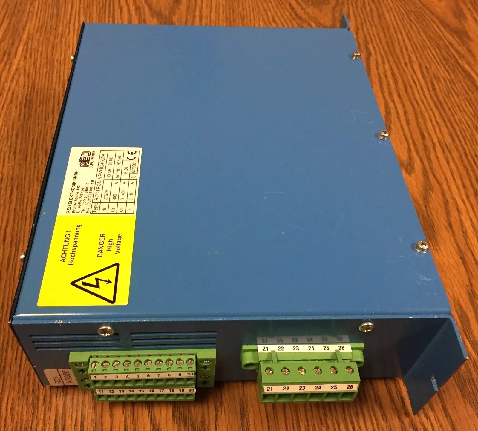 REO Elektronik Reotron MEW10/400DA Power Controller