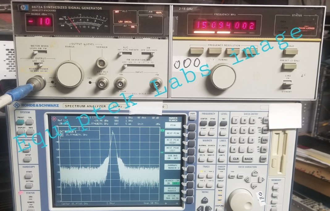 HP 8672A 18 GHz Signal Generator