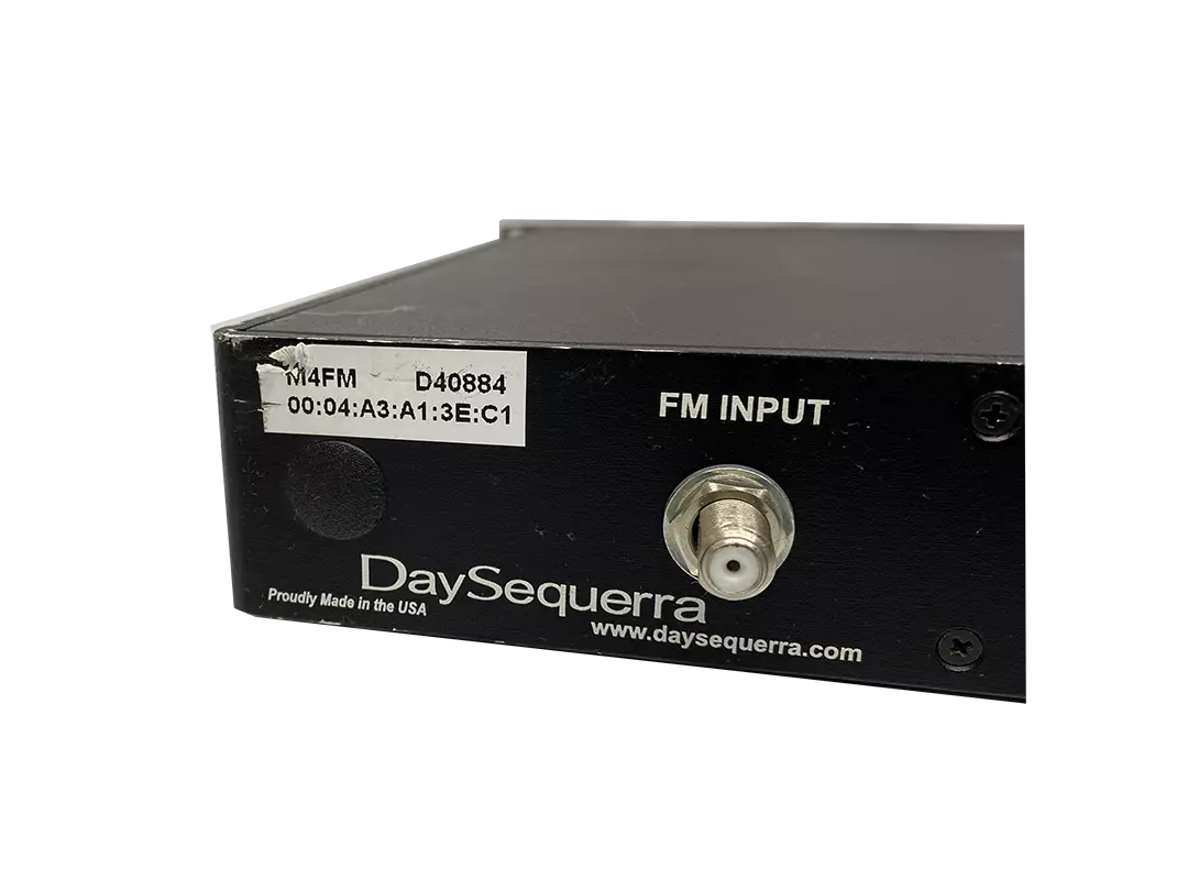 Day Sequerra M4FM DSPrecision FM Analog Modulation Monitor