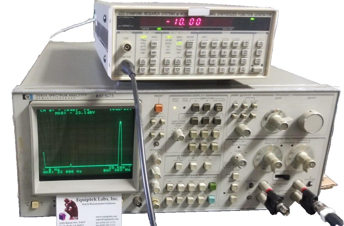 Low Frequency Spectrum Analyzer HP3582A