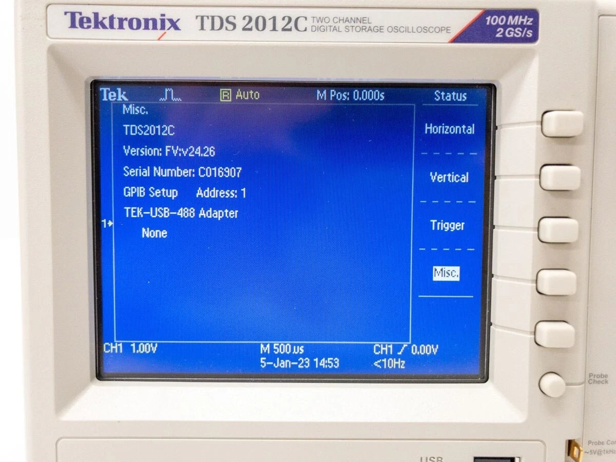 Tektronix TDS2012C DC-100MHz 2ch DPO