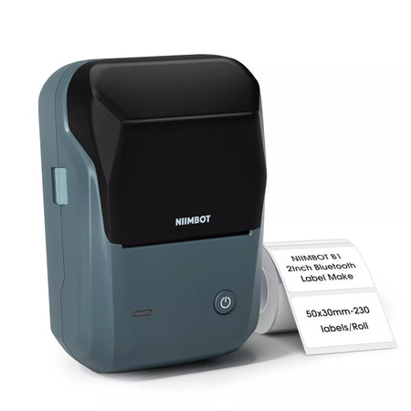 NIIMBOT B1 Label Printer with 1 Roll Starter Tape Bluetooth Label Printer
