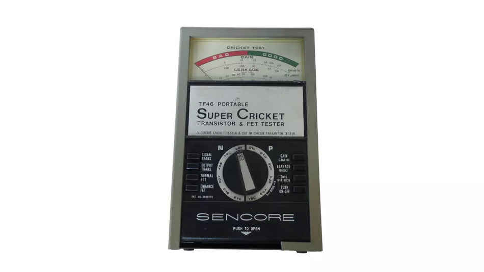 SENCORE TF46 Super Cricket TRANSISTOR FET TESTER