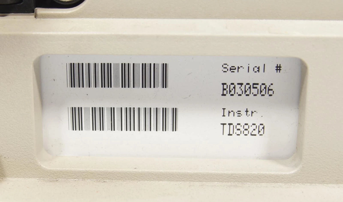 Tektronix TDS 820 6GHz Two Channel Digital Oscilloscope