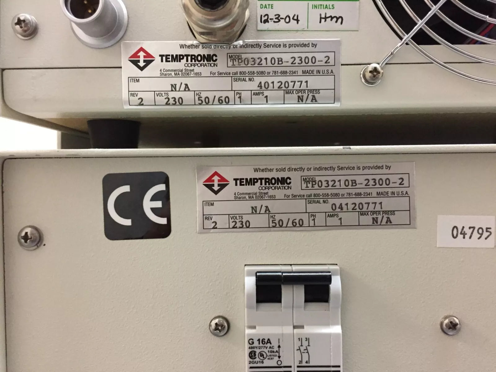Temptronic TP03210B-2300-2 Thermal Chuck Controller 2pc Set