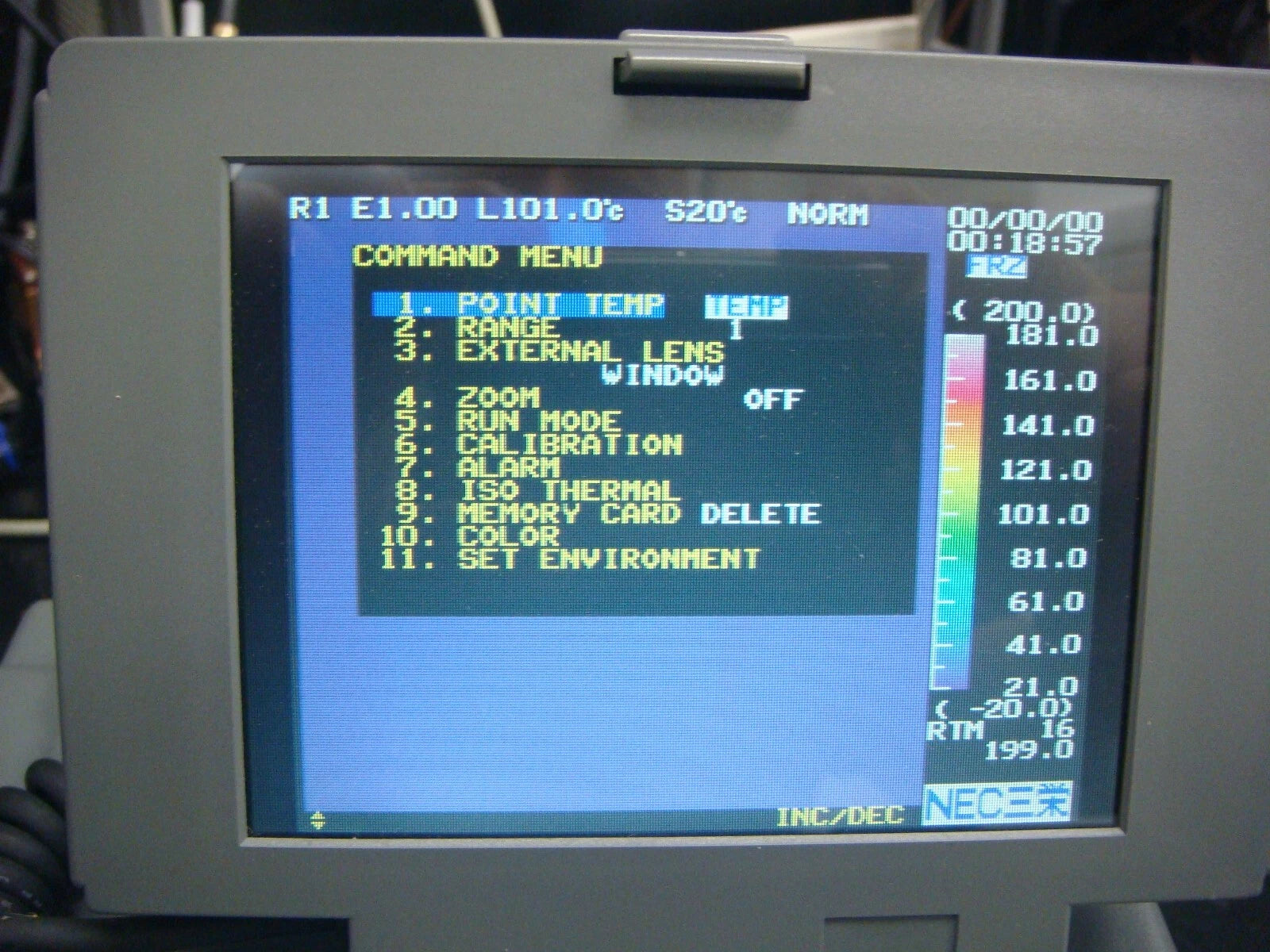 NEC TH5100 -50-+200C Thermo Camera