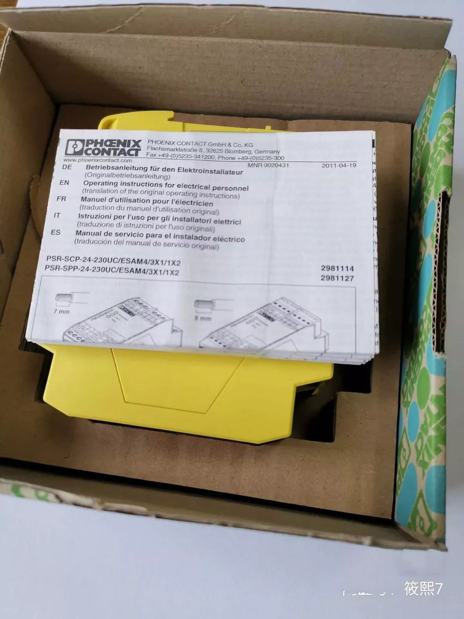1PC NEW PSR-SCP-24-230UC/ESAM4/3X1/1X2 2981114 relay () #N4078 YF