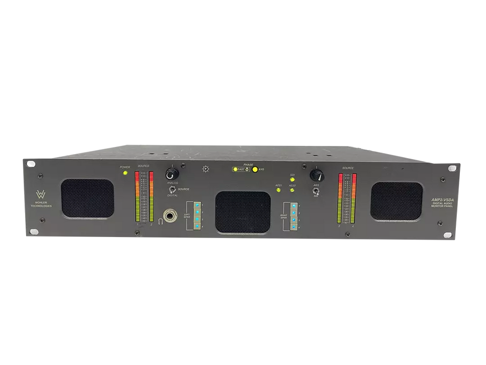 Wohler AMP2-VSDA Multi-Channel Analog/Digital Audio Monitor with Meters Button