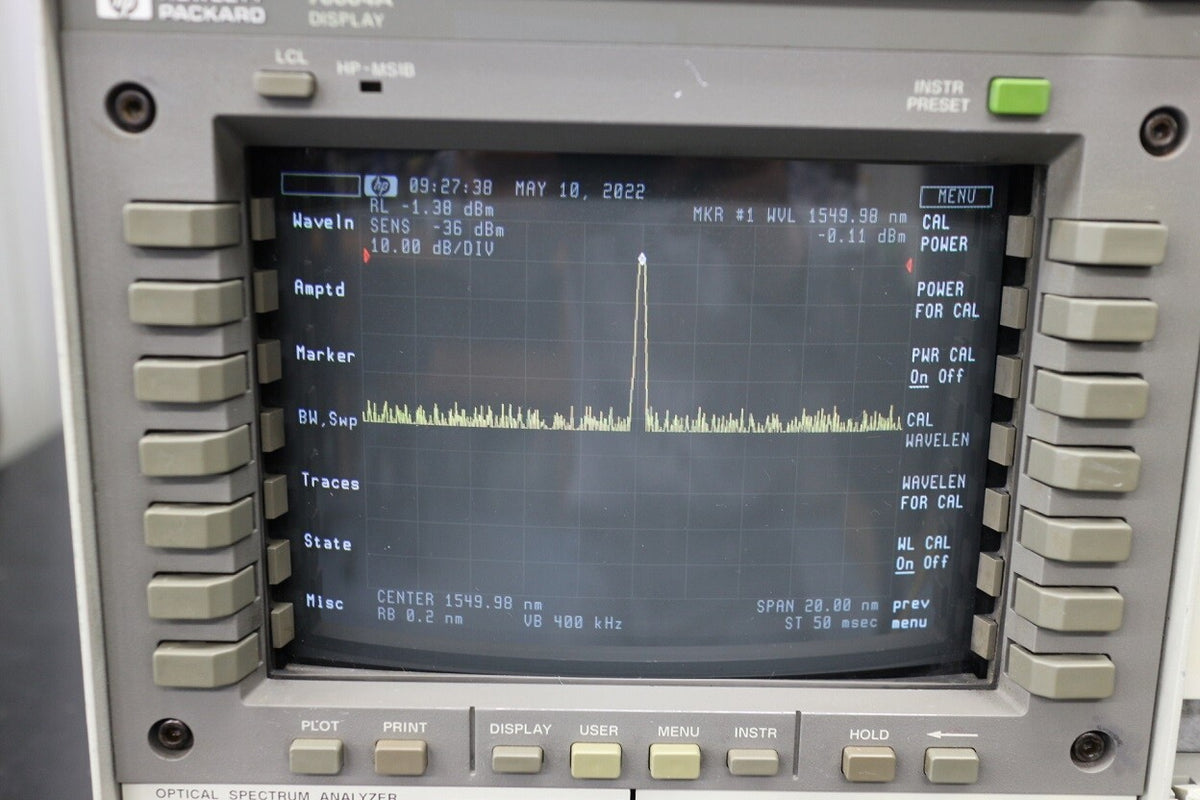 HP 71450A /009 H02 Optical Spectrum Analyzer