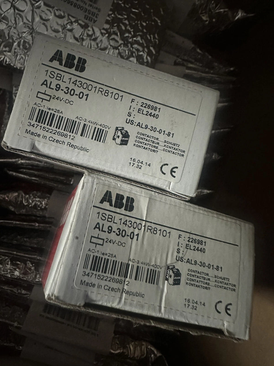 AL9-30-01 24VDC 25A/9A-AC1/3 2.2KV 1SBL143001R8101