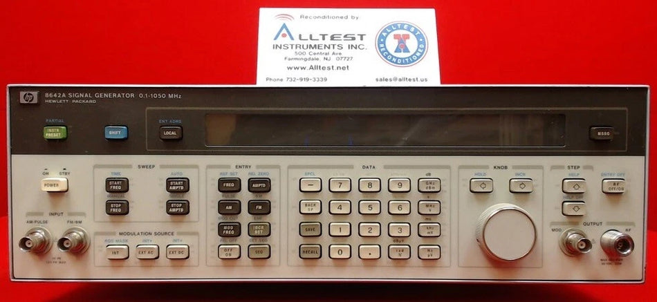 HP 8642A Synthesized Signal Generator 100 kHz to 1057.5 MHz