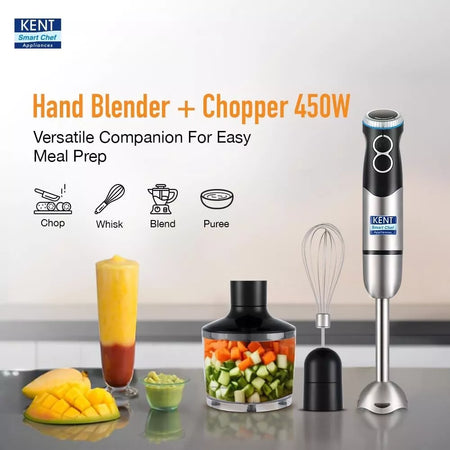 KENT Hand Blender 450W with Turbo & Variable Speed