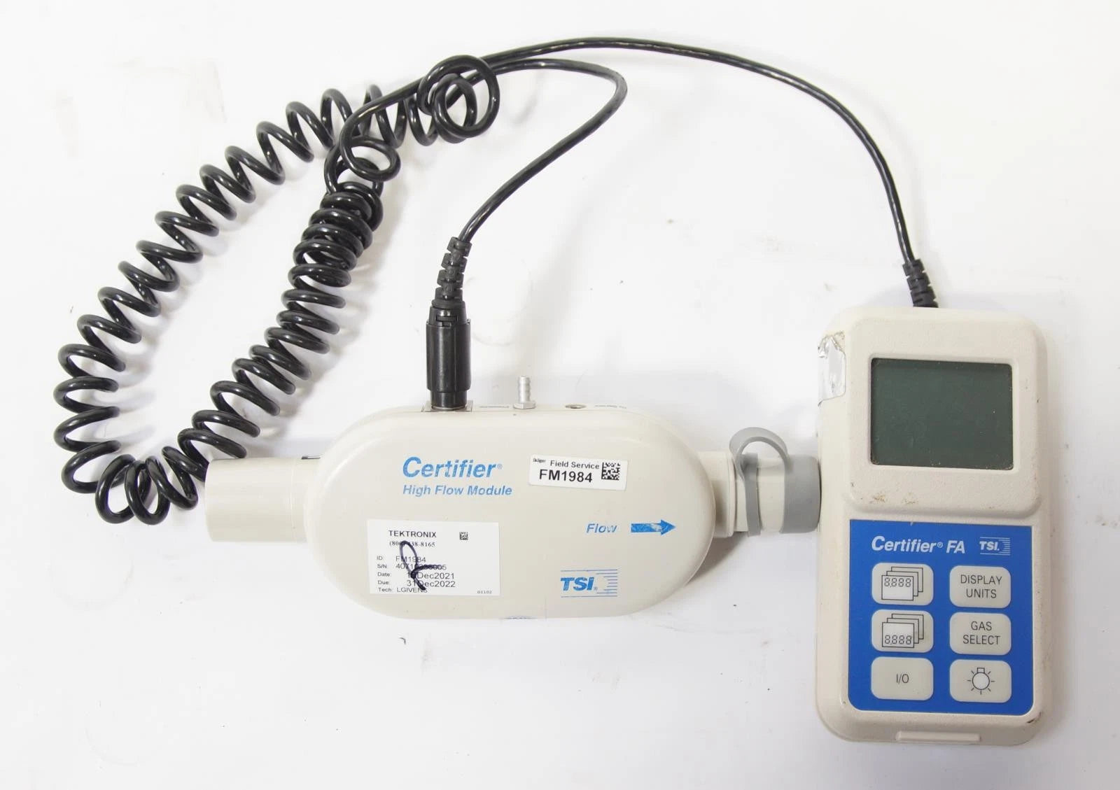 TSI Certifier FA Controler 4078 W/ 4071A High Flow Module