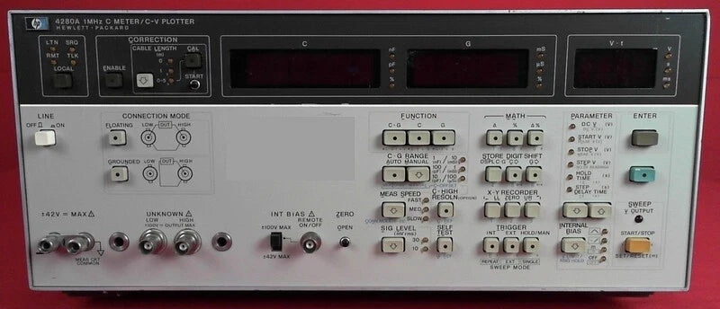 HP Agilent Keysight 4280A Capacitance Meter and C-V Plotter