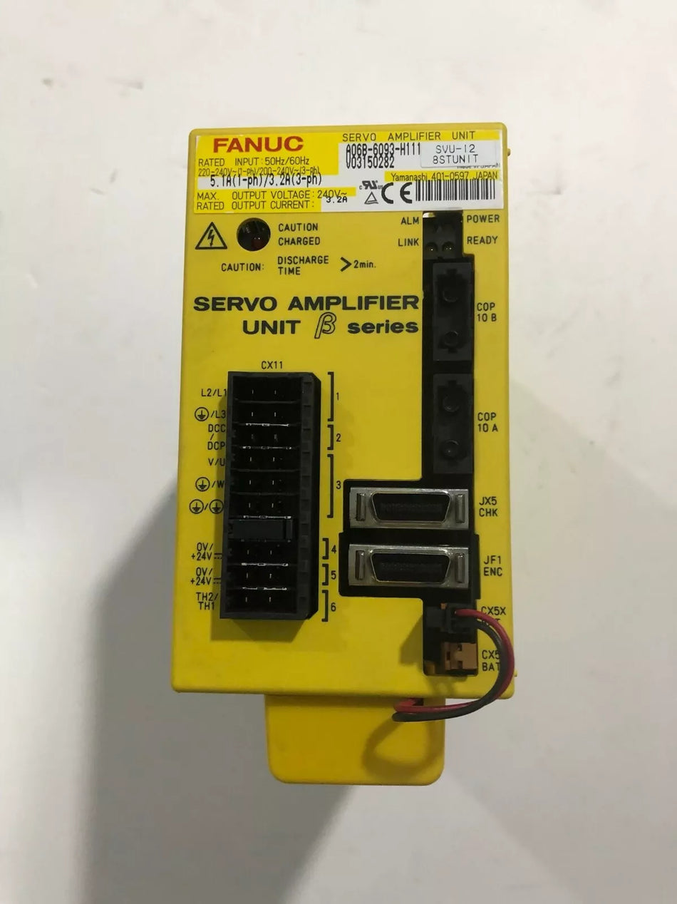 1PC Used A06B-6093-H111 FANUC (by or ) #w3440 wx