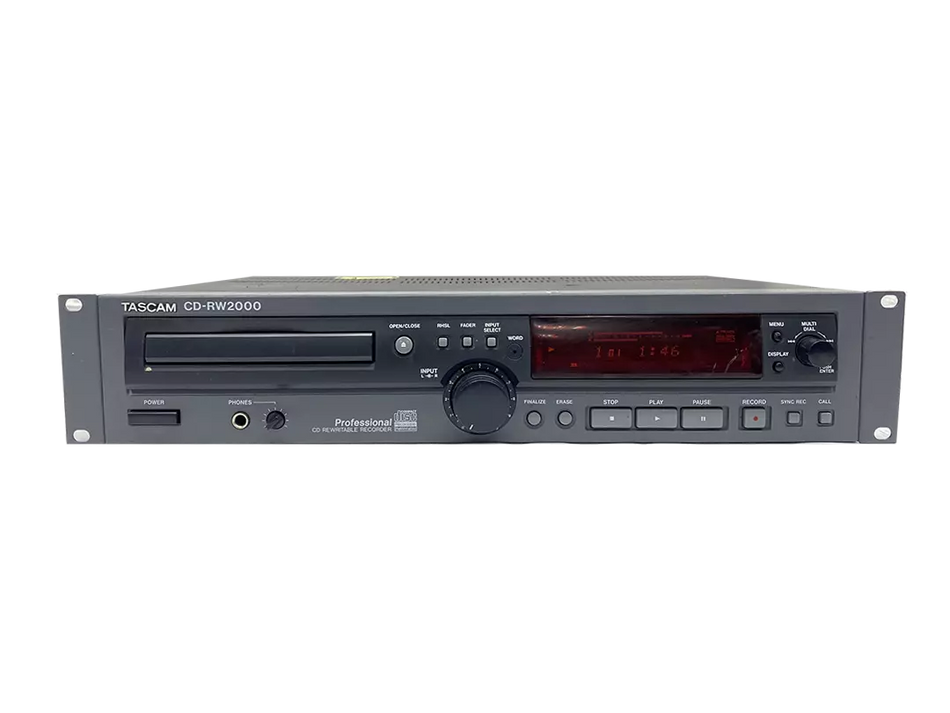 TASCAM CD-RW2000 CD Rewritable Recorder