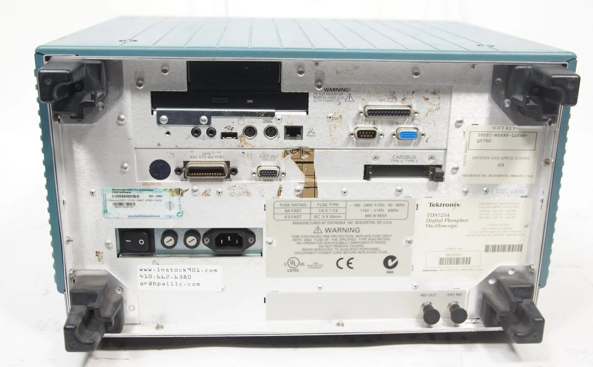 Tektronix TDS7254 DPO Digital Phosphor Oscilloscope 2.5GHz, 20Gs/s