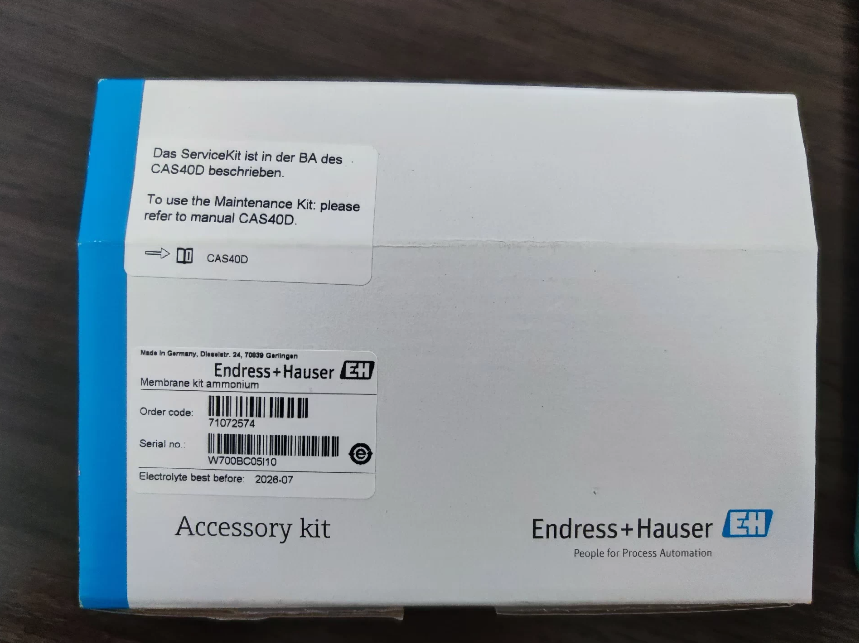 E+H CAS40D Nitrate-Nitrogen Probe Maintenance Kit