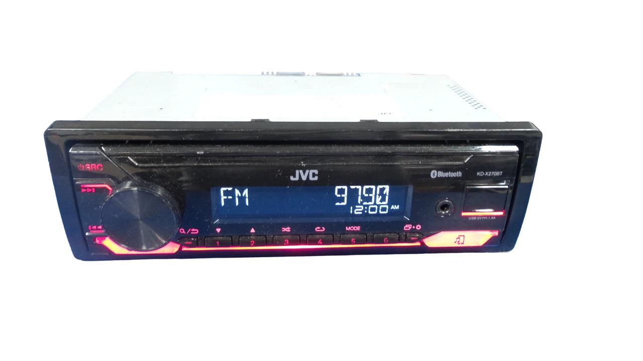 JVC KD-X270BT Bluetooth Car Stereo AM/FM Radio - Free Shipping
