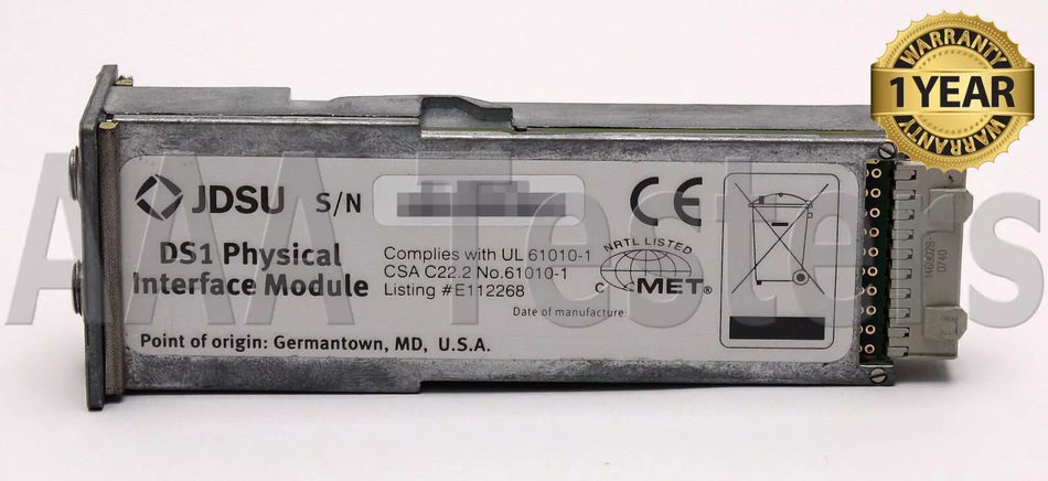 JDSU Acterna DS1 Physical Interface Module RX1 TX/RX2 For T-Berd MTS 6000A MSAM