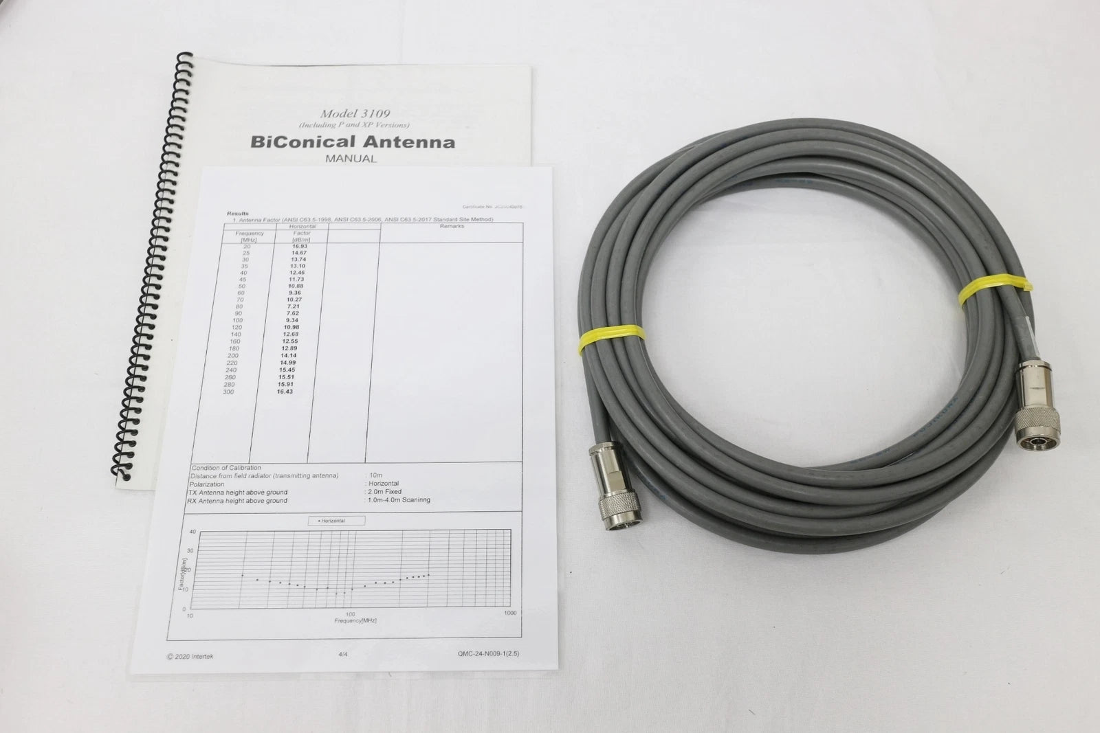 EMCO ETS-Lindgren 3109P 20-300MHz High Field Biconical Antenna