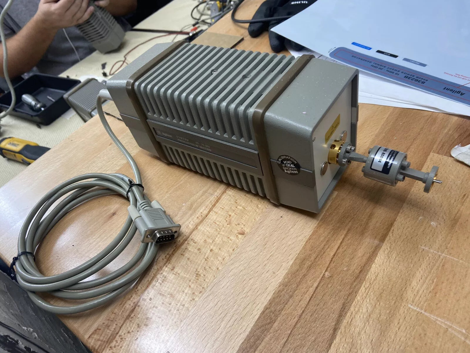 Keysight 11974V Preselected Mixer 50-75 GHz with Power for 8565ec, 8564e, 8563ec and More