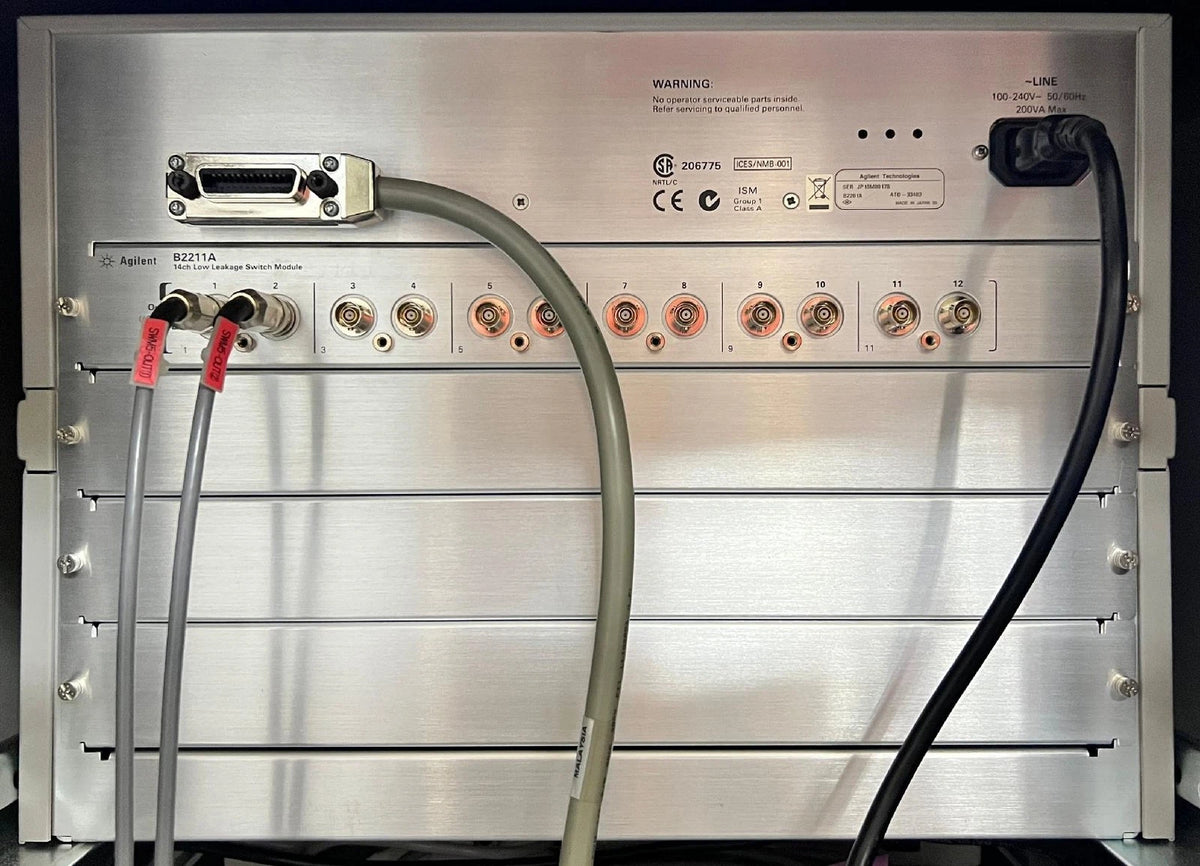 Agilent/Keysight B2201A-B2211A Low Leakage Switch Mainframe (14 Channel)