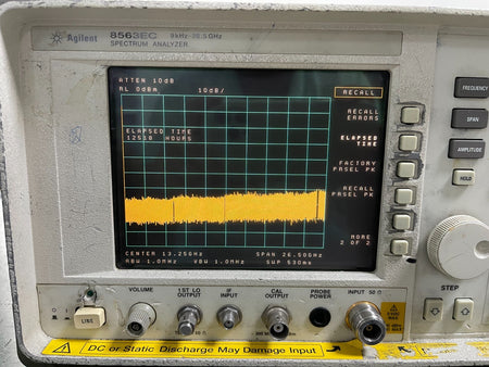 Agilent 8563EC 9KHz - 26.5GHz Spectrum Analyzer w/ 007 _02648 - XG eqpt