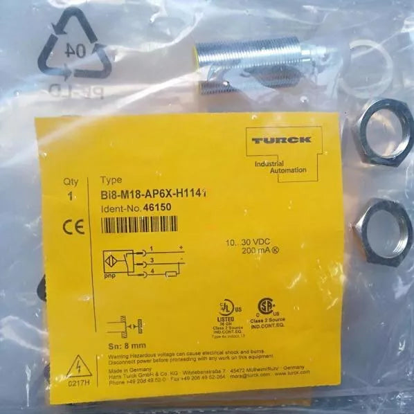 TURCK BI8-M18-AP6X-H1141 Proximity Switch Sensor
