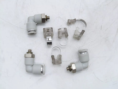 Right Angle Elbow Pneumatic Connector Air Line Water Hose Quick Fitting Tube