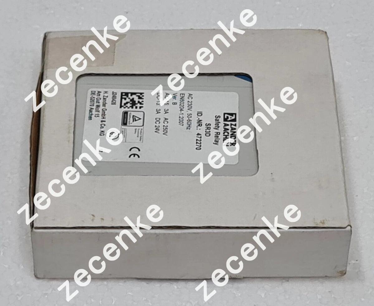 Zander Aachen SR3D Safety Relay 472270 230VAC 50-60Hz