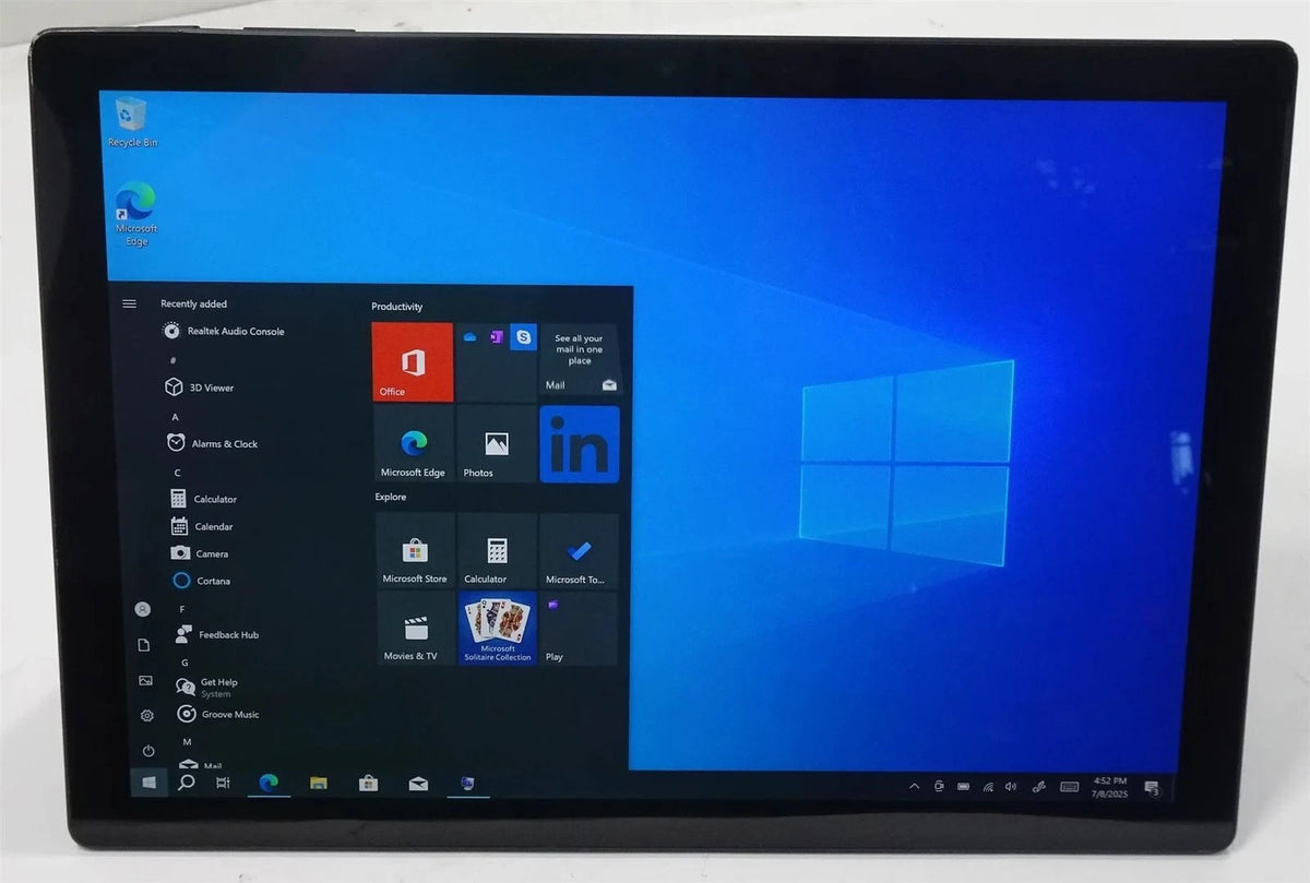 Microsoft Surface Pro 7 1866 Core i7-1065G7 1.3GHz 16GB 256GB Win 10 Pro