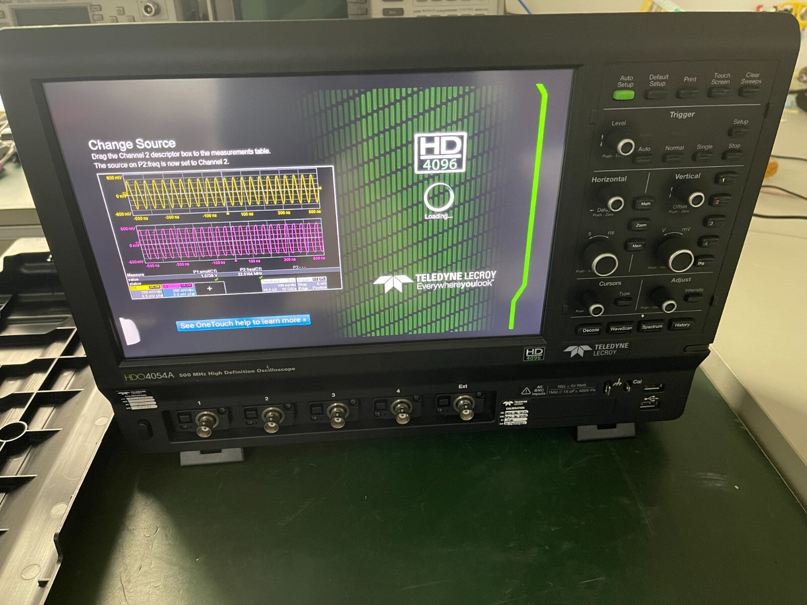 Teledyne Lecroy HDO4054A High Definition Oscilloscope , w/ cover _52951 - XG eqpt