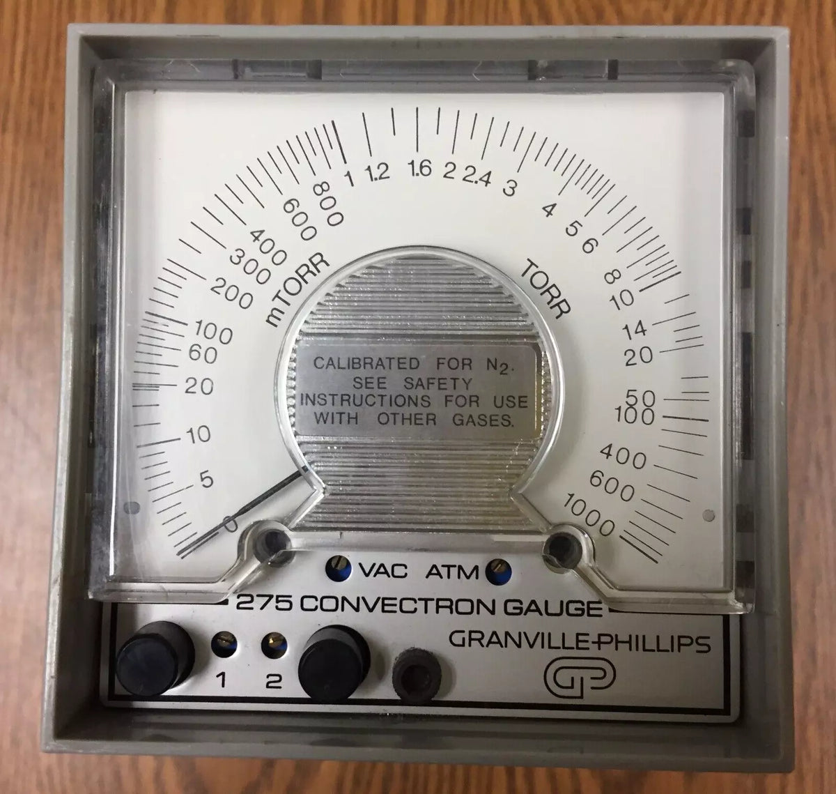 Granville-Phillips 275116 Convectron Gauge Controller for 2-Set Points Torr