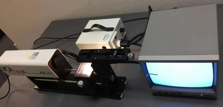 AST VCA 2500XE Video Contact Angle System with Video Monitor & Illuminator