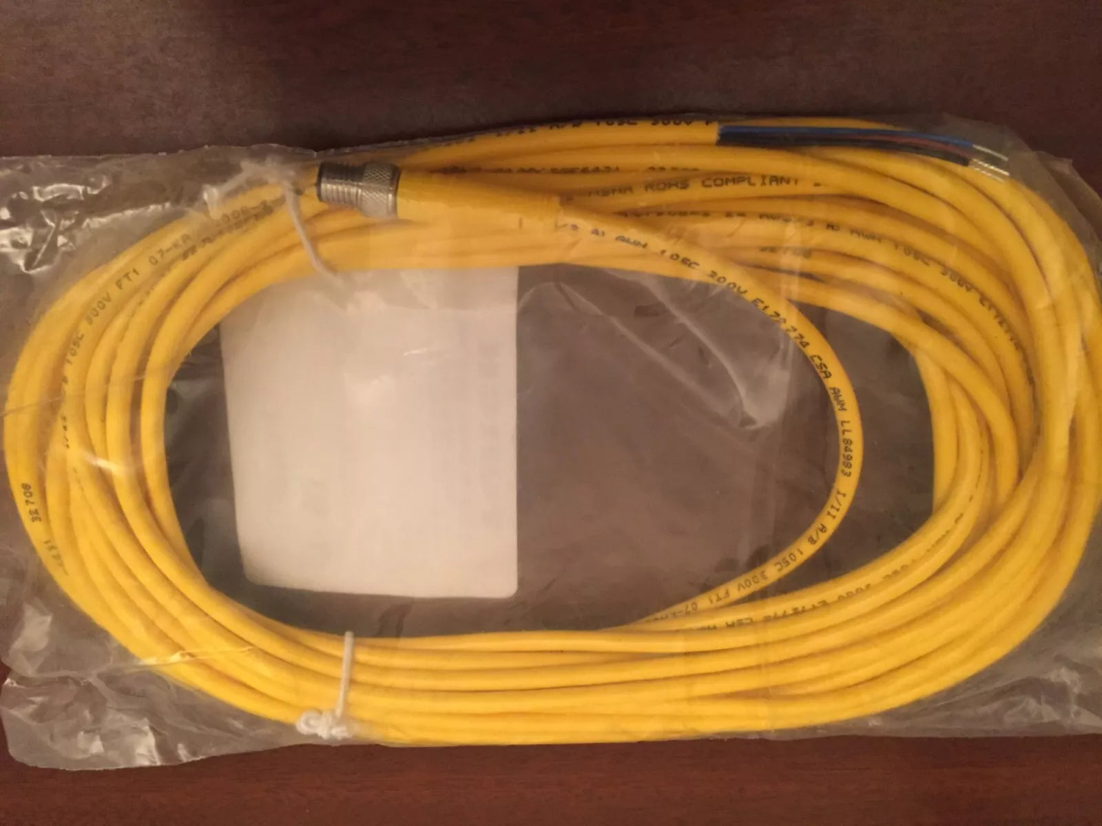 Turck PSG 3M-8 Cordset M8 Male to Cut-end 3 Cond. 8 Meters PVC