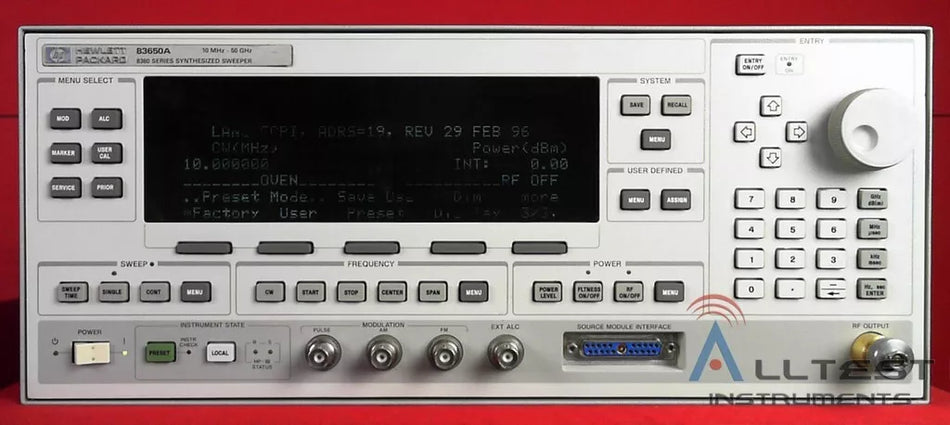 Agilent-Keysight 83650B Signal Generator, 10MHz to 50GHz