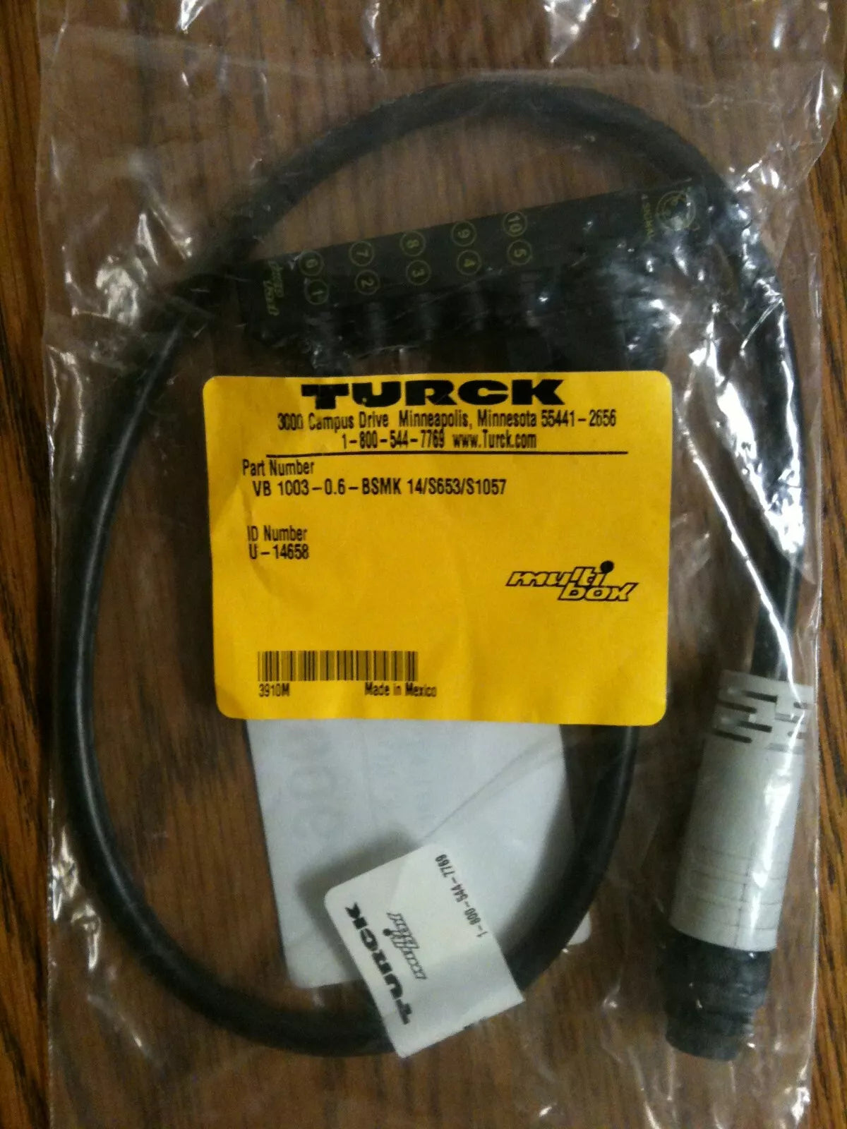Turck VB 1003-0.6-BSMK 14/S653/S1057 Junction Box 10 Ports